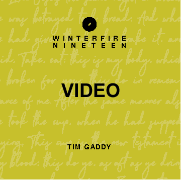 2019: Tim Gaddy (Video Download)