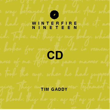 2019: Tim Gaddy (CD)